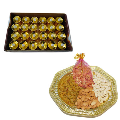 "Diwali Dryfruit Hamper - code DH05 - Click here to View more details about this Product